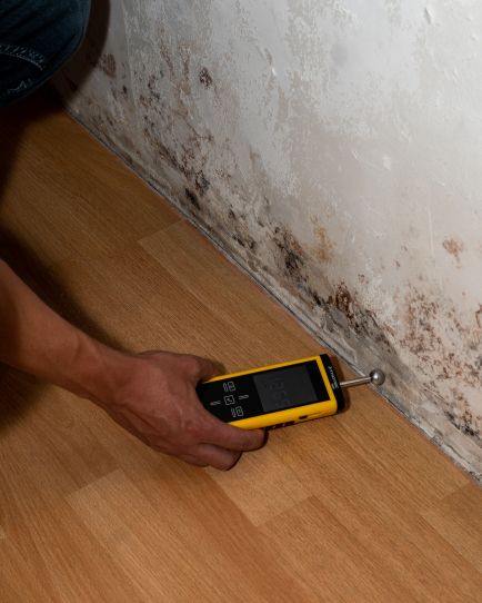 Murprotec élimine les moisissures dans la maison dues à un problème d’humidité caché