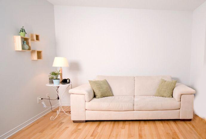 Wohnzimmer nach Behandlung gegen Kondenswasser