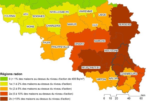 Radon par Communes